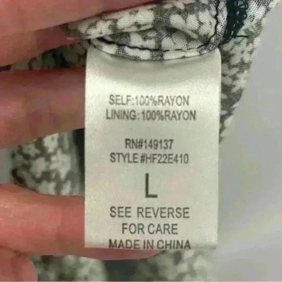 NWT Boutique Black and White Floral Midi Dress whimsigoth - Picture 12 of 16